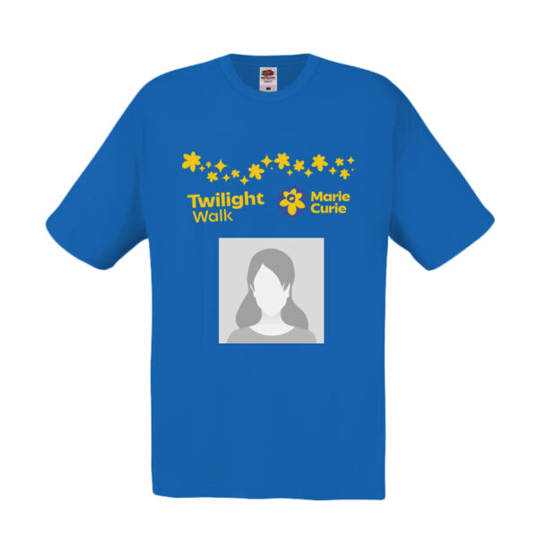 Marie Curie Twilight Walk T-Shirt with Photo Thumbnail
